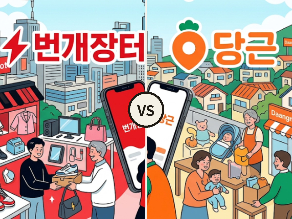[중고거래 플랫폼 2대장] 2,100만 트래픽의 자본화 딜레마 — 당근 vs 번개장터