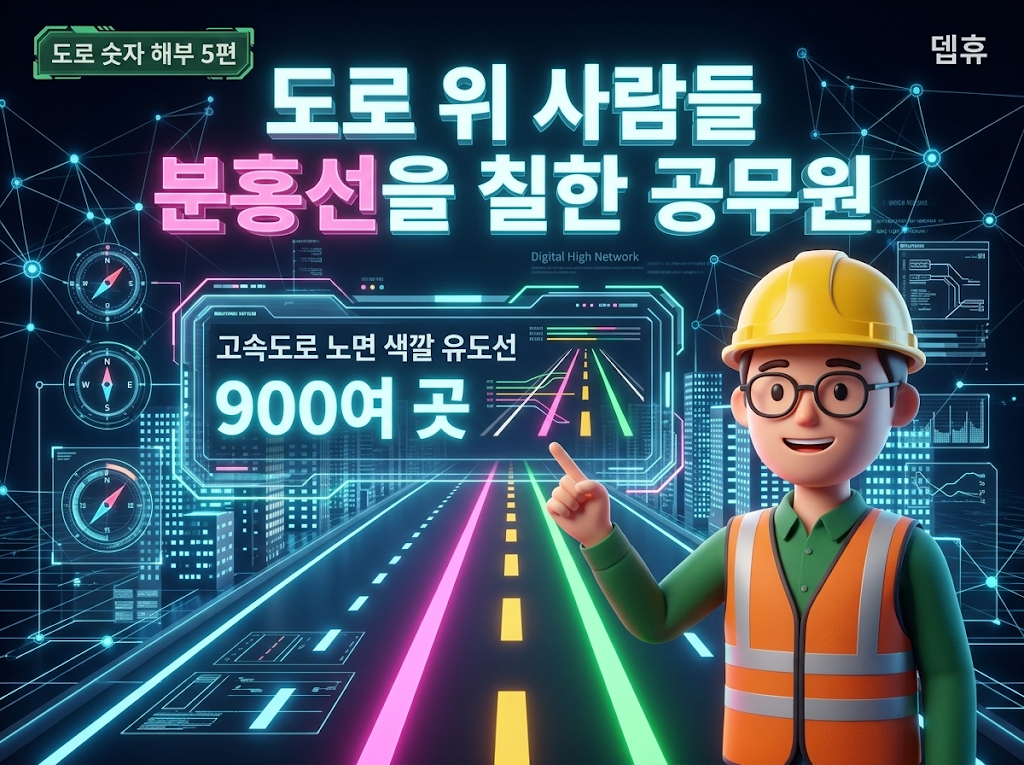 [도로 숫자 해부 ⑤] 도로 위 사람들: 분홍선을 칠한 공무원